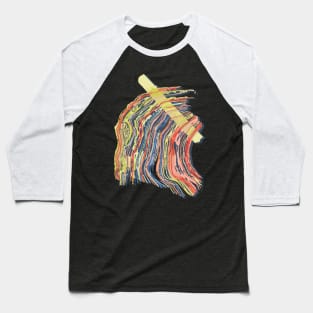 Mountain Rainbow - Bold Colors Baseball T-Shirt